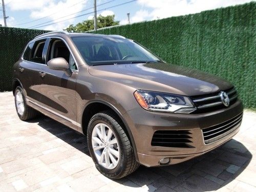 2013 volkswagen touareg awd black leather cruise mp3 connection power options