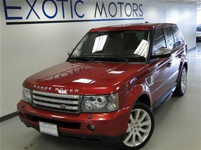 2007 rover sport supercharged awd! nav ent-pkg pdc heated-sts xenons 6cd 20"whls