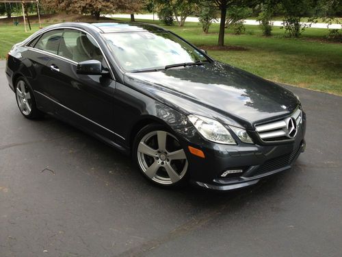 Mercedes benz 2011 e550 coupe - rare and in excellent condition.