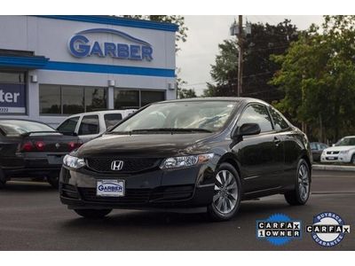 Civic ex-l honda certified warranty coupe sunroof leather heated seats