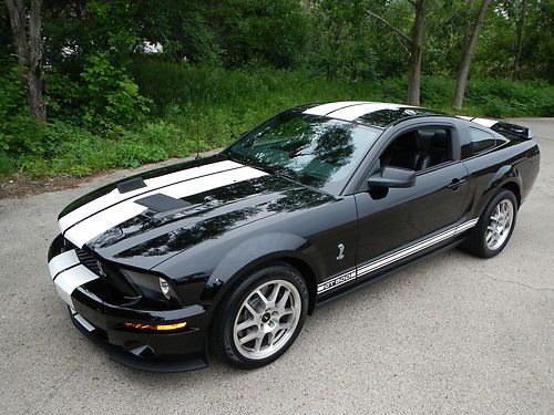 2007 ford mustang shelby gt500 coupe 2-door 5.4l, rare, original, 1 owner, black