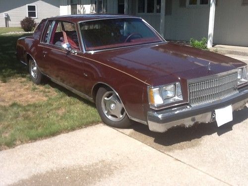 1979 buick regal limited coupe 2-door 3.8l
