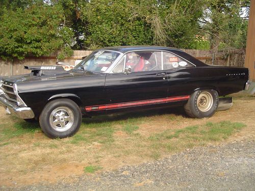 1967 s code 390 gta fairlane raven black hard top ex drag car with 429cj