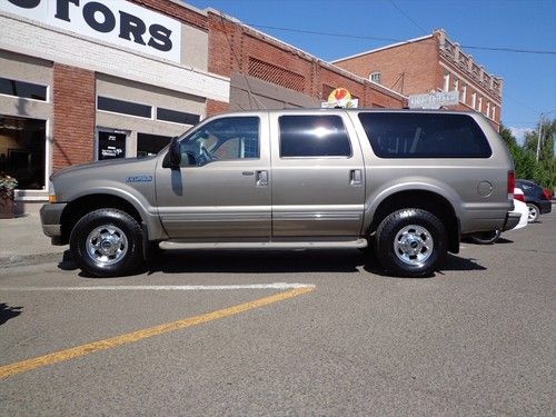 2003 ford excursion limited 4x4 powerstroke 7.3 diesel loaded low miles