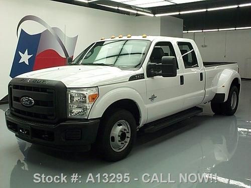 2013 ford f350 crew diesel dually 6pass bedliner 31k mi texas direct auto