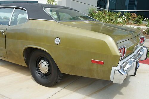 Buy used 1974 PLYMOUTH DUSTER SURVIVOR 318 VERY ORIGINAL ...