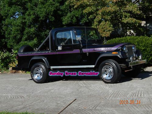 1982 jeep scrambler laredo  cj-8 rebuilt 258 5-speed 4x4 sport utility