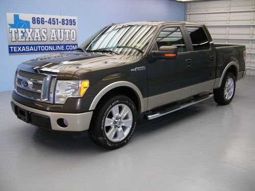 We finance!!  2009 ford f-150 lariat heated leather roof nav sync tow texas auto