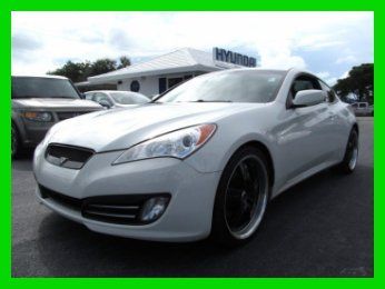 10 white manual:6-speed 3.8  3.8l v6 coupe *20 inch alloy wheels *leather seats