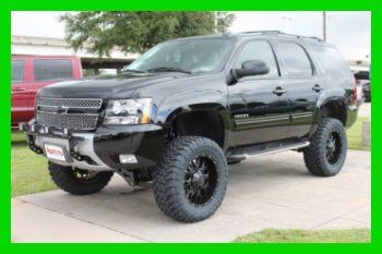 We finance!!! new 2014 tahoe lt z71 4wd lifted, leather, nav, dvd, sunroof