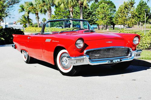 1957 ford thunderbird convertible with hard and soft top simply beautiful sweet