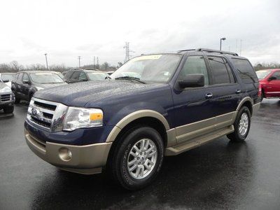 2012 ford expedition xlt leather 2nd row bench 1 owner 3rd row we finance