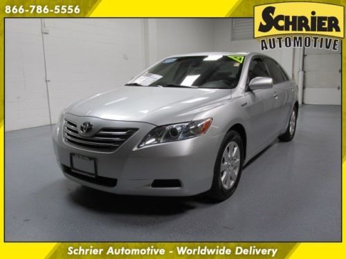2007 toyota camry hybrid silver sunroof bluetooth heated leather auxiliary 6 dis