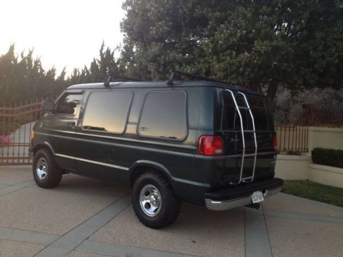 2002 Dodge Ram Van Custom Conversion With 4x4 Tires Surf Rack And Camper Set Up 2002 Dodge Ram Van Custom Conversion With 4x4 Tires Surf Rack And Camper Set Up