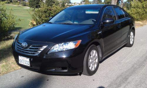 Toyota camry hybrid 2.4l/ black,grey leather,2009   only 38k miles!  super clean