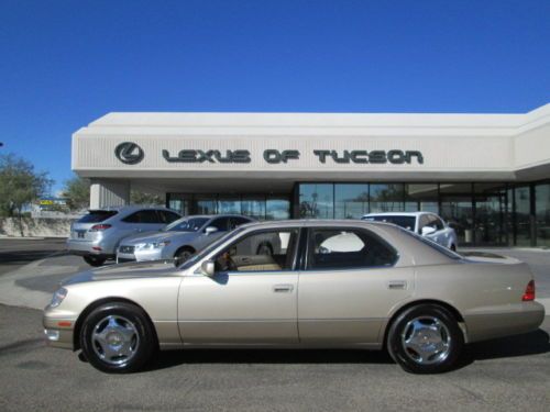 &#039;00 gold v8 leather sunroof low miles:46k sedan