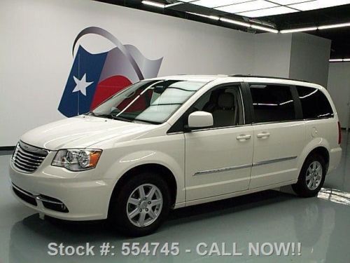 2013 chrysler town &amp; country leather dvd rear cam 53k!! texas direct auto