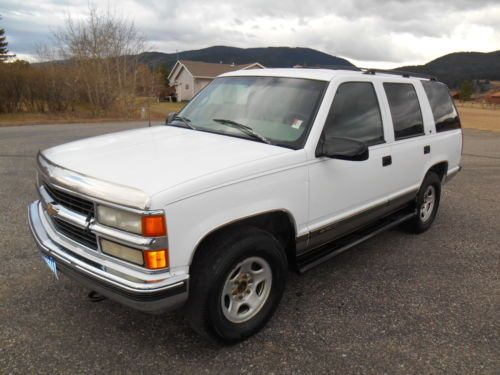 1996 chevrolet tahoe lt sport utility vehicle 4-door 5.7 l 4x4 leather/loaded