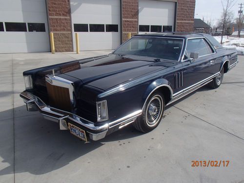 Classic 79 lincoln mark v mark five collector series low miles v-8 auto air cond