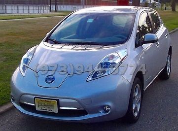 2012 nissan leaf sl silver full trim all electric 5 door hatchback zero emission