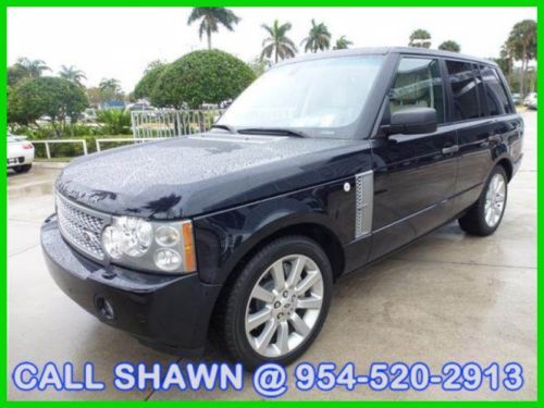 2008 rangerover supercharged hse,full size rover, blue/tan, l@@k at this range!!