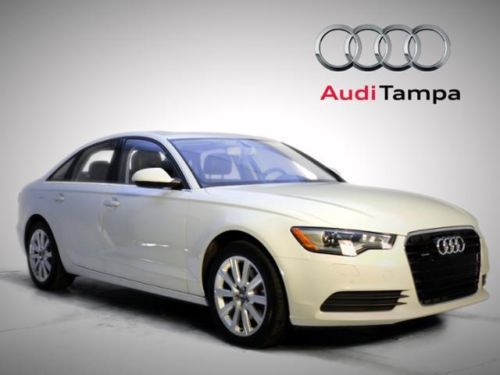 2013 audi a6 4dr sdn quat low mileage certified 2.0l bluetooth sunroof awd  abs