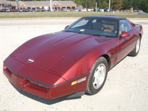 1988 chevrolet corvette coupe 67k miles at ac removable top