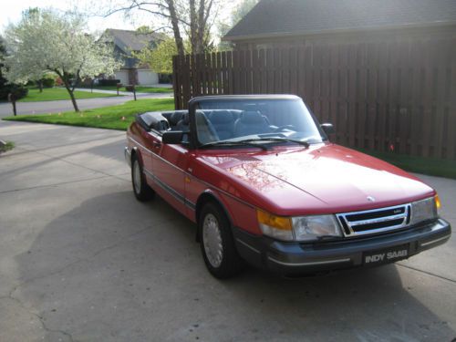 1991 saab 900 se turbo convertible 2-door 2.0l