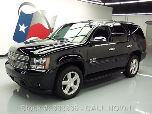 2013 chevy tahoe tx edition 8-pass rear cam 20&#039;s 7k mi texas direct auto