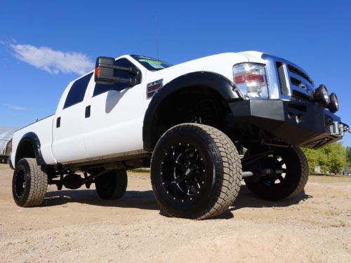 2008 ford lariat f-250 superduty crew cab diesel 4x4 used lifted truck for sale