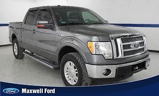 12 f150 supercrew lariat 4x4, turbo v6, auto, heated/cooled leather, 1 owner!