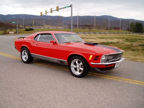 1970 ford mustang mach 1.. no reserve . simply stunning..  . 4-speed..