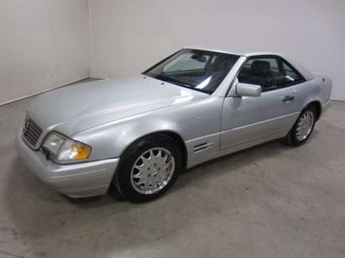 1998 mercedes sl 500 5.0l v8 convertible with hard top leather auto 80pics