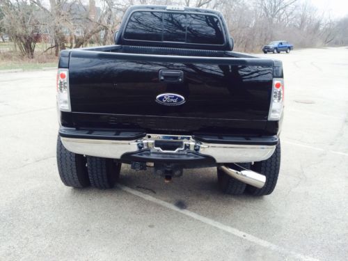 Buy used Black ford lifted dually super duty monster truck ...