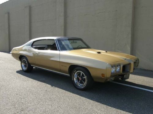 1970 pontiac gto baja gold excellent condition! just about perfect, a/c