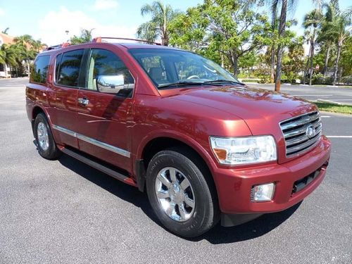 Outstanding 2004 qx56 4x4 - 1 owner florida suv with gps navigation, rear dvd