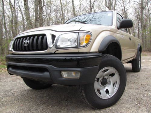02 toyota tacoma sr5 4wd 4cyl 5sp newframe newtires clean non-smoking 1-owner!!