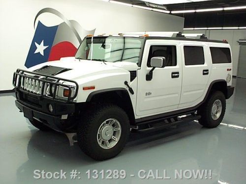 2003 hummer h2 adventure 4x4 leather dvd rear cam 58k texas direct auto