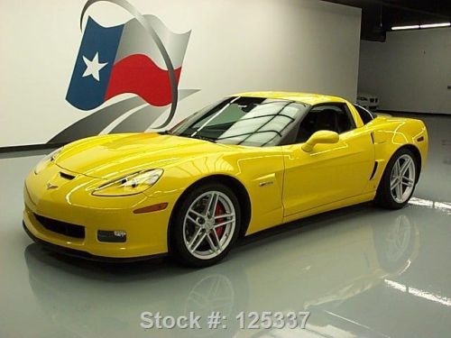 2006 chevy corvette z06 2lz 505 hp 6-spd nav hud 15k mi texas direct auto
