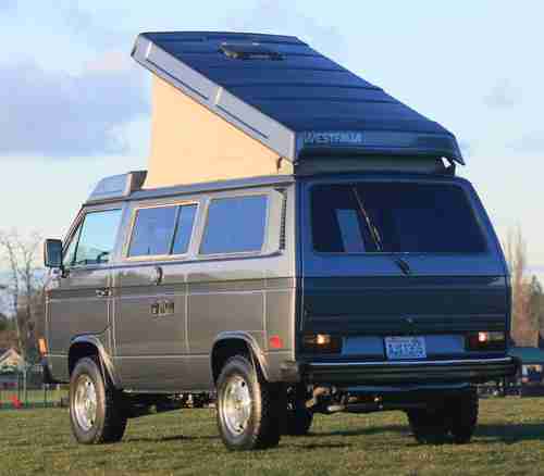 Find used Westfalia Syncro 4WD 4x4 Camper Poptop Bus Van ...
