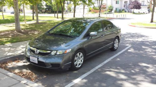 2010 honda civic lx gray/charcoal color automatic sedan very good/excellent cond