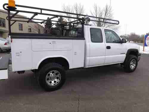 find used 2004 chevy 2500 hd xcab 4x4 service/utility body crane find used 2004 chevy 2500 hd xcab 4x4 service/utility body crane