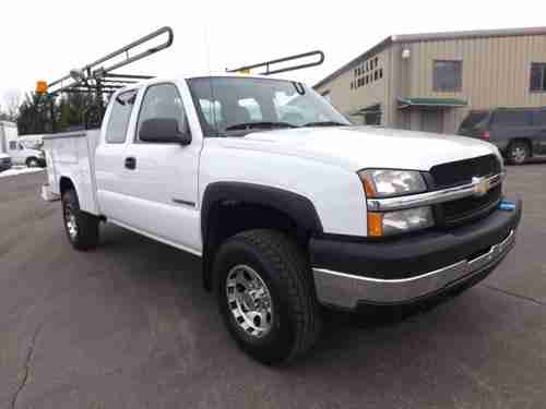 Find used 2004 Chevy 2500 HD XCab 4x4 Service/Utility Body ... Find used 2004 Chevy 2500 HD XCab 4x4 Service/Utility Body ...