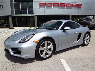 2014 porsche cayman 2.7l only 6200 miles 6 speed 1 owner call 847-812-3077