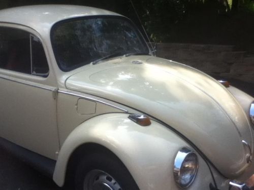 1968 vw bug, cream, beautiful california car, original owner!