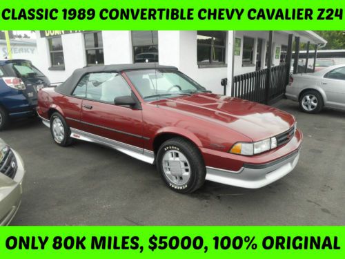 1989 chevy cavalier z24 specs