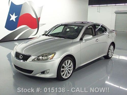2007 lexus is250 awd climate seats sunroof paddle shift texas direct auto