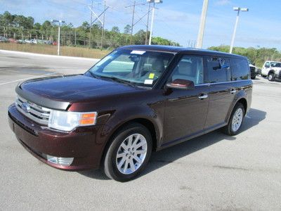 2009 ford flex sel 3.5l v6 fwd leather 3rd row sony one owner suv l@@k