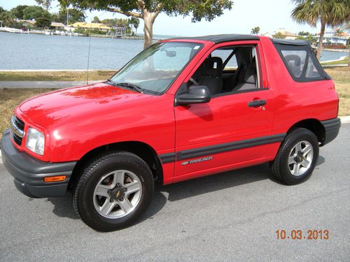 2002 chevy tracker 4x4~original paint~1owner~exceptional~63k~pw/pdl~svc  records