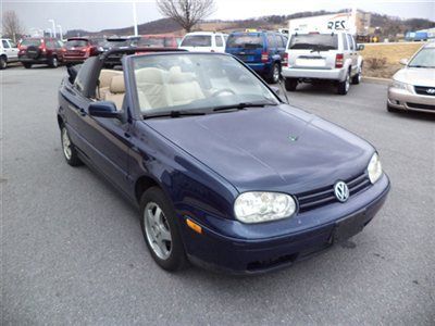 1999 vw cabrio leather heated seats power top automatic alloy wheels cd player